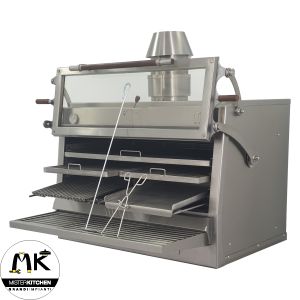 Forno a Carbone 120 Silver ED Pira
