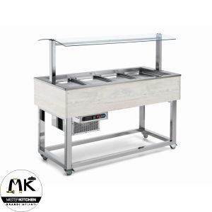 Vetrina Buffet - ES-GREEN 4H - Afinox - Essence- Green 