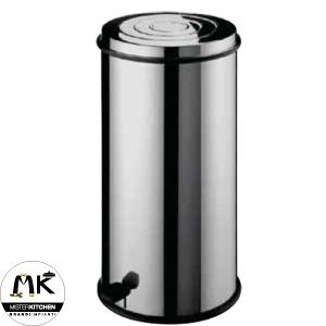 Pattumiera tonda acciaio inox - AV 4660 - FORCAR