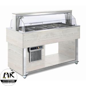 Vetrina Buffet - TR-WINGS-4H - AFINOX - Tradition - Green