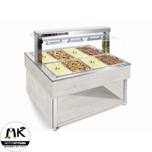 Isola del gusto - TR-RED-SQ -8H - AFINOX - Tradition - Red