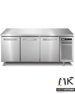 Tavolo frigorifero Afinox Spring - 3 sportell - Mister Kitchen