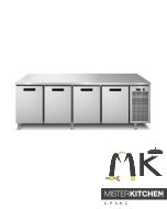Tavolo refrigerato Linear 4p Afinox - Mister Kitchen